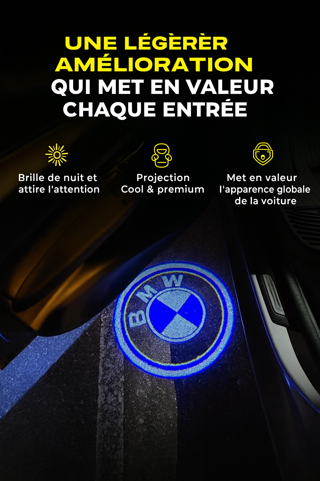 LEDREAM™ – Projecteur LED de Portière pour un effet luxueux 🚗✨